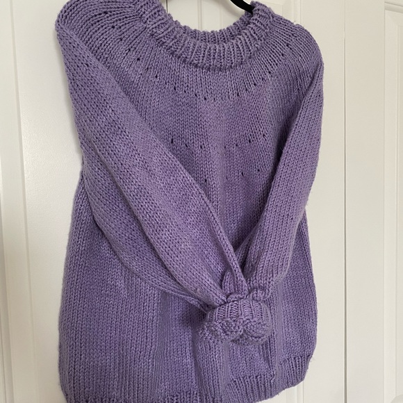 HANDMADE Knit Sweater - Picture 2 of 9